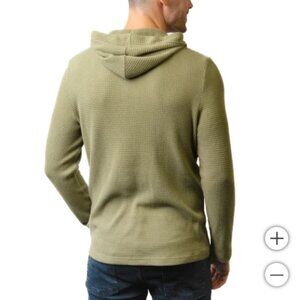 Rainforest Men's Textured Hoodie Green L